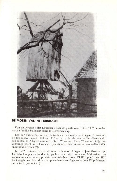 Adegemse Hoeven - Rond het Kruisken (4)- De Molen van het Kruisken