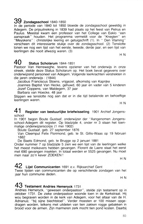 Omtrent Adegem - Catalogus van de tentoonstelling (8)